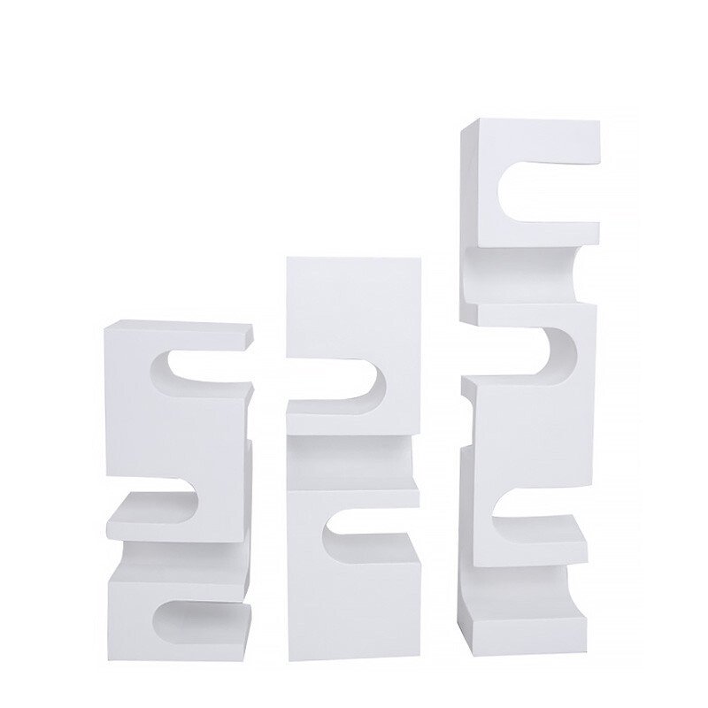 White Square Resin Decoration FA-SZ2045