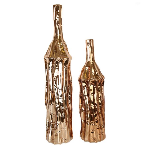 Golden Ceramic Vase Faad20